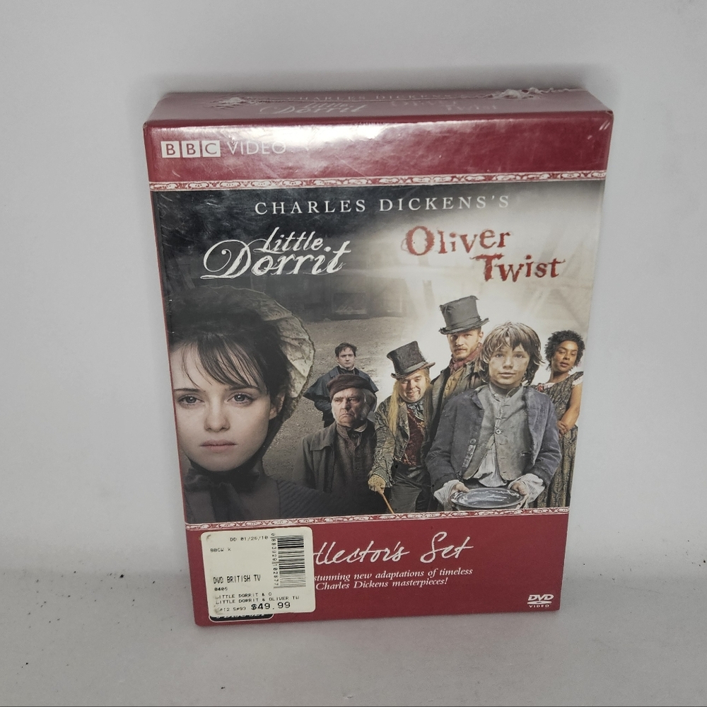 Charles Dickens Collector's Set - Little Dorrit Oliver Twist DVD BBC Video NEW. 